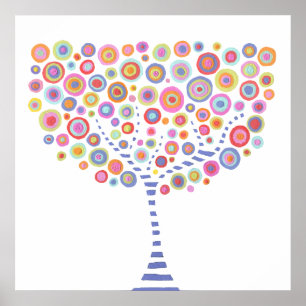 Poster en toile d'art peint de la salle Arbre du C