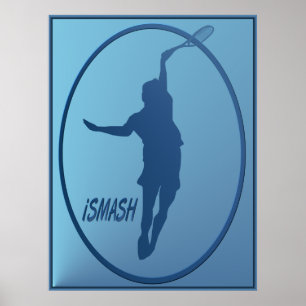 Poster encadré iSMASH Tennis