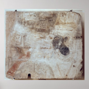 Poster Encens de offre de Tuthmosis III au dieu,