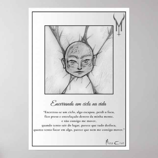 Poster "Encerrando um ciclo na vida" (Devant)