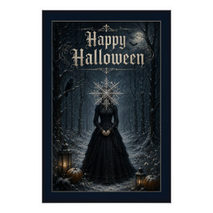 Poster Enchanteresse de Halloween de Minuit Givré