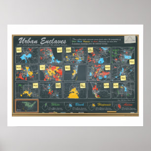 Poster Enclaves urbains