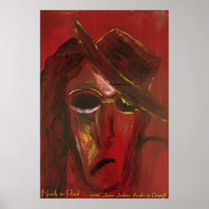 POSTER ENCOCHE EN ROUGE