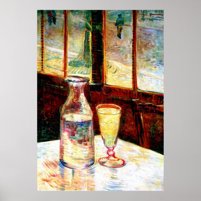 Poster Encore la vie Absinthe Van Gogh Art (Devant)