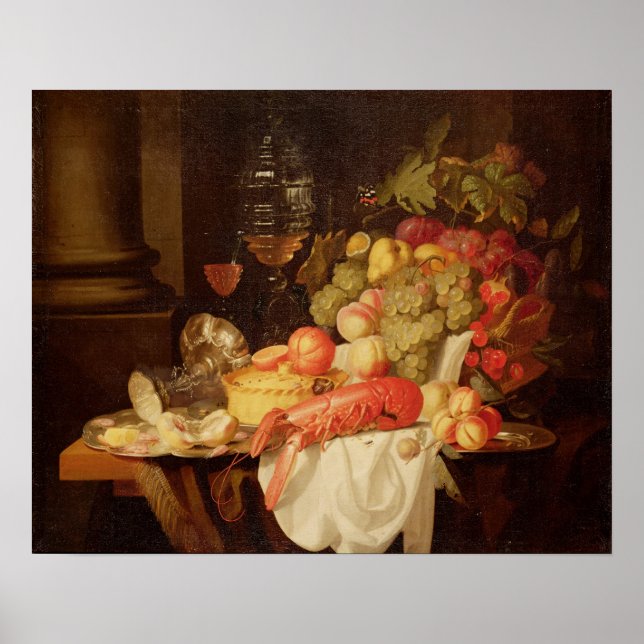 Poster Encore la vie avec le homard (Devant)