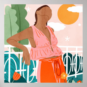 Poster Encore une journée chaude