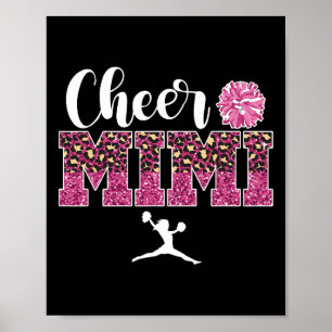 Poster Encourage Mimi d'une meneuse de claque Mimi Fière