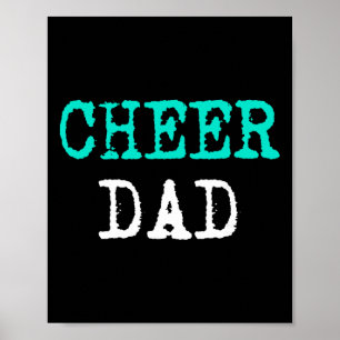 Poster Encourage Papa Cheerleader Papa de Cheerleading Fi