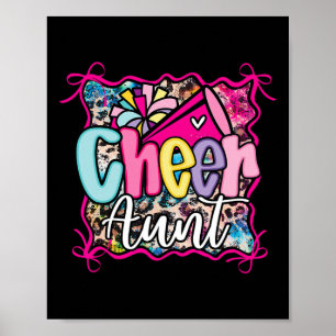 Poster Encourage Tante Tatie Arc Sport Pom-Pom Girl Menan
