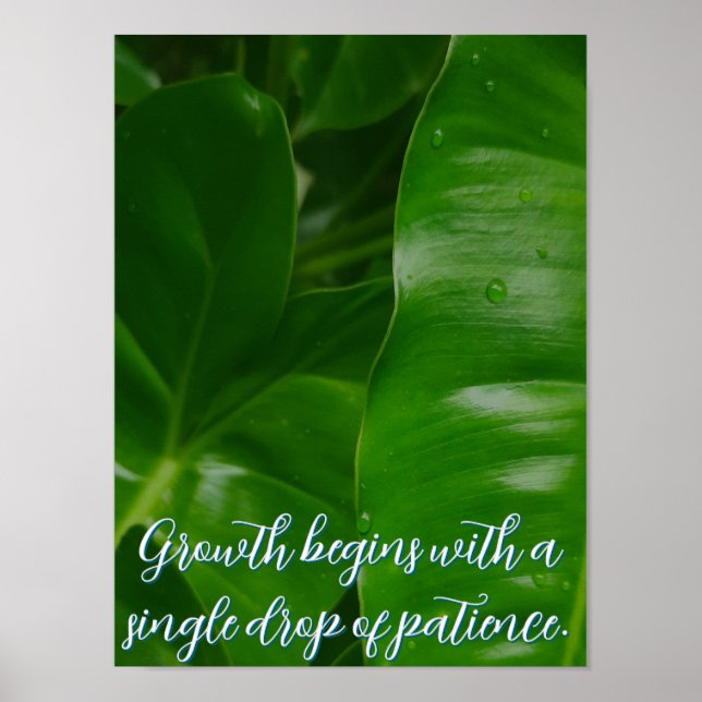 Poster Encouragement positif personnalisable (Devant)