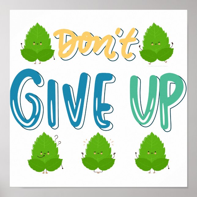 Poster Encourager la menthe (Devant)