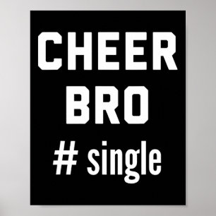 Poster Encourageur Frère Unique Cheerleader Petit Frère D