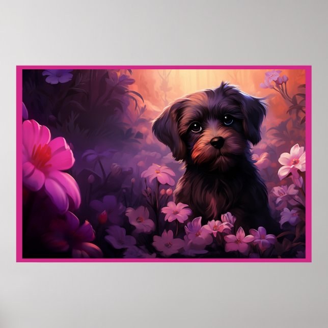 Poster Endearing Doggo (Vorne)