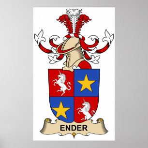 Poster Ender Family Crest