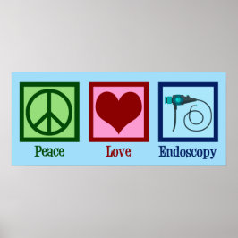 Poster Endoscopie Peace Love