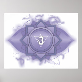Poster Énergie d'Indigo chakra