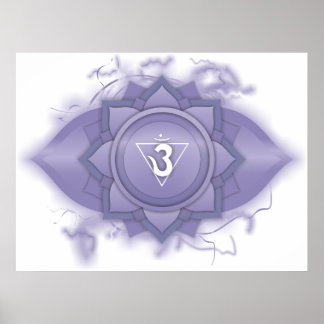 Poster Énergie d'Indigo chakra