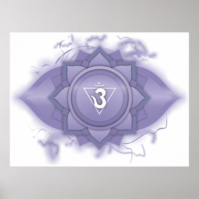 Poster Énergie d'Indigo chakra (Devant)