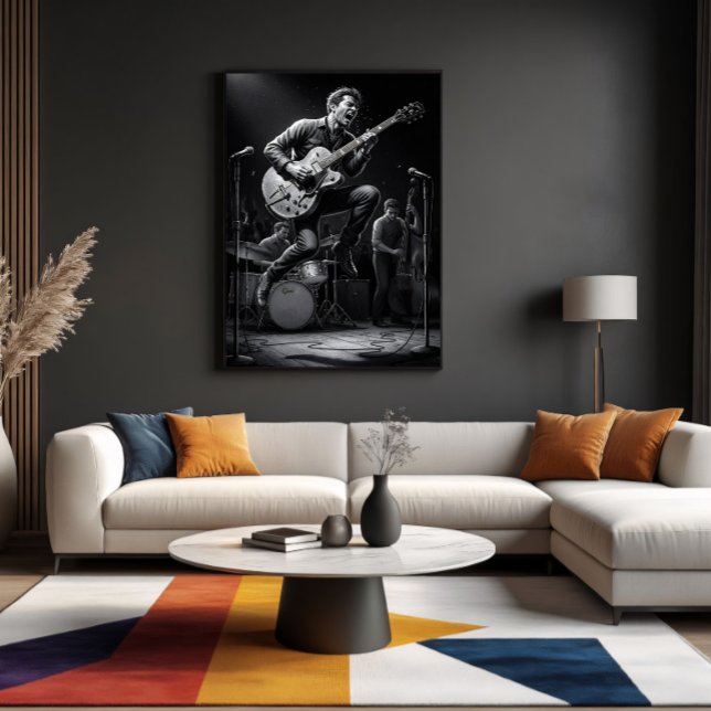 Poster Energy in Black and White (Créateur téléchargé)