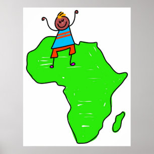 Poster Enfant africain