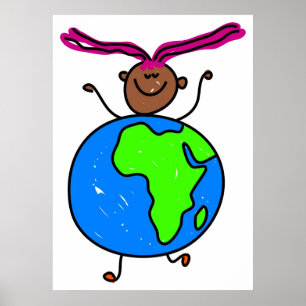 Poster Enfant africain