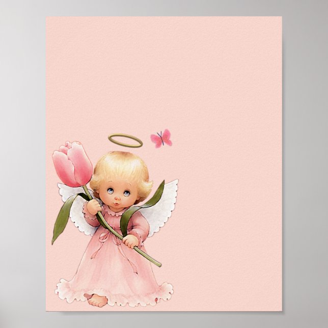 Poster enfant ange (Devant)