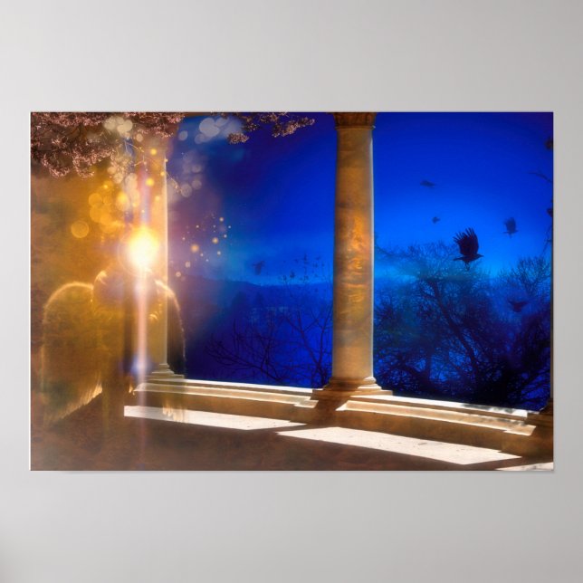 Poster Enfant ange "OPPOSÉ ATTRACT" (Devant)