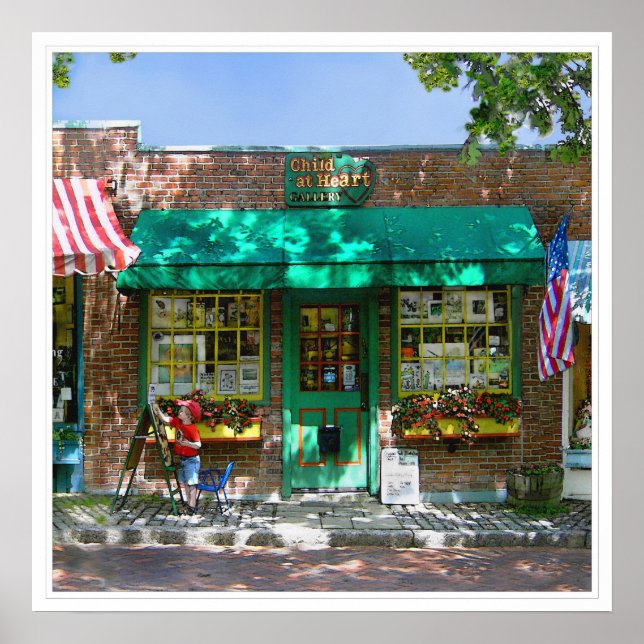 Poster enfant au coeur (Devant)