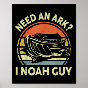 Poster Enfant Besoin D'Un Arc I Noah Guy Funny Ado chréti