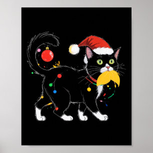 Poster Enfant Chat de Noël Lady Trump Hair Vote Kamal