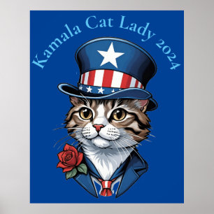 Poster Enfant Chat Lady 2024 Thunder_Cove