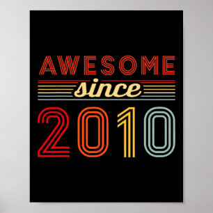 Poster Enfant de 14 ans Fille Anniversaire 14ème Annivers
