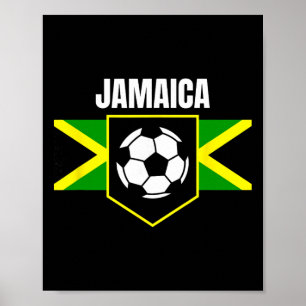 Poster Enfant de football de Jamaïque