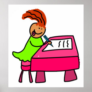Poster Enfant de l'école