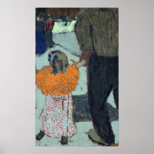 Poster Enfant d'Edouard Vuillard utilisant une écharpe