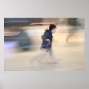 Poster Enfant échappé de l'affiche Spider Beaubourg de LB