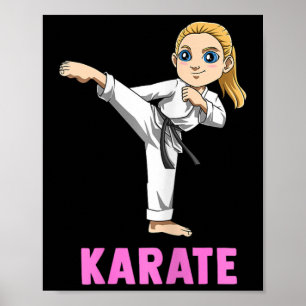 Poster Enfant qui donne des coups de pied et frappe - Jol