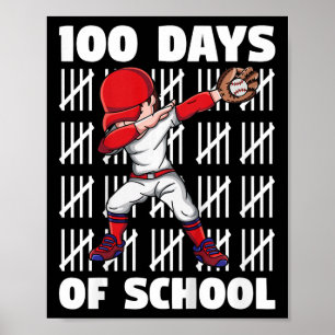 Poster Enfants 100 jours d'école Enfants 100e jour d'écol