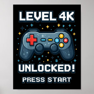 Poster Enfants 4k Garçons Ck À l'école Rétro Joueur 4k Dé