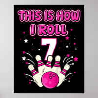 Enfants 7 ans Voici comment je roule 7e Bowling Gi