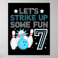 Enfants 7e anniversaire de la fête Bowling Boy 7 a