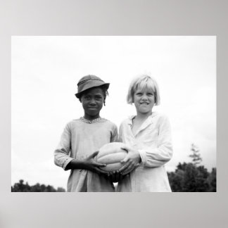 Poster Enfants à Hill House, Mississippi - 1936