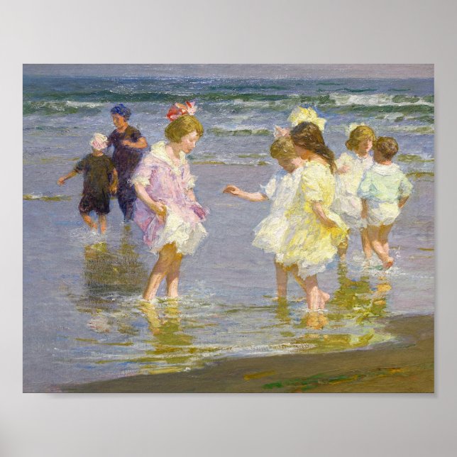 Poster Enfants à la lecture par Edward Henry Potthast (Devant)