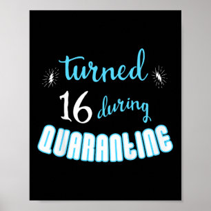 Poster Enfants Adolescents 16e anniversaire Drôle Quot de