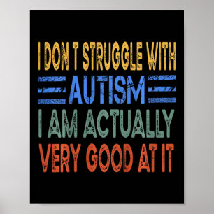 Poster Enfants avec lesquels je ne lutte pas contre l'aut