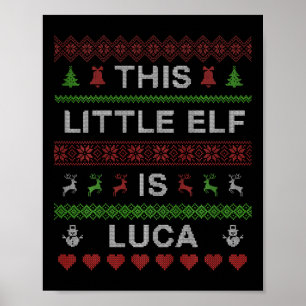 Poster Enfants Ce Petit Elfe C'Est Luca Vilain Sweat De N