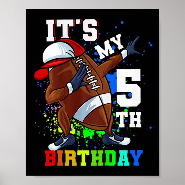 Poster Enfants C'Est Mon 5e Anniversaire 5 Anniversaire D (Devant)