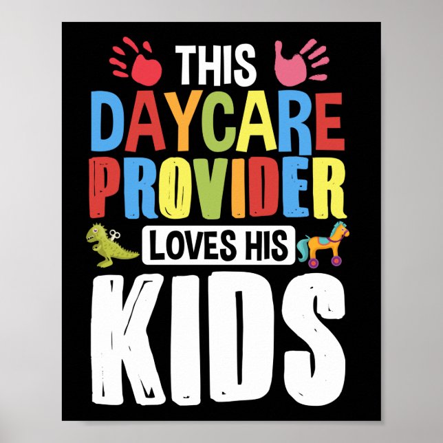 Poster Enfants Cette Garderie Aime Sa (Devant)