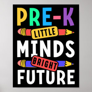 Poster Enfants d'âge préscolaire Retour à l'école Petits