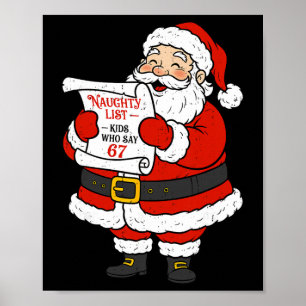 Poster Enfants de la liste des vilains qui disent 67 Six